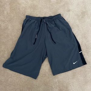 Nike running shorts with brief liner size medium